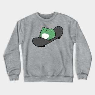 Skateboarding Frog Crewneck Sweatshirt